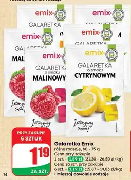 Dino Galaretka Emix różne smaki oferta