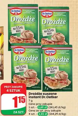 Dino Drożdże suszone instant Dr.Oetker oferta
