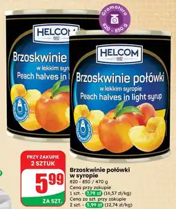 Dino Brzoskwinie połówki w syropie Helcom oferta