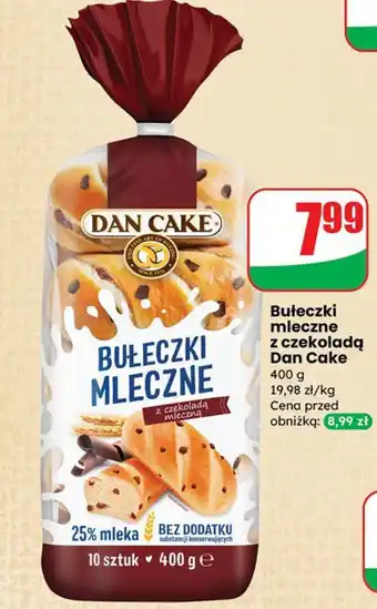 Dino Bułeczki mleczne z czekoladą Dan Cake oferta
