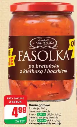 Dino Fasolka po bretońsku z kiełbasą i boczkiem Kuchnia Staropolska oferta