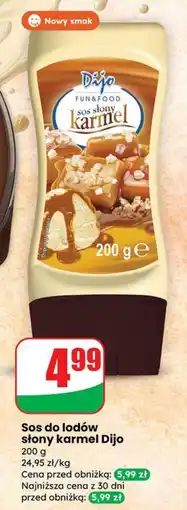 Dino Sos do lodów słony karmel Dijo oferta