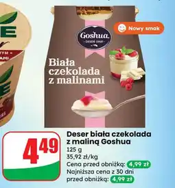 Dino Deser biała czekolada z maliną Goshua oferta