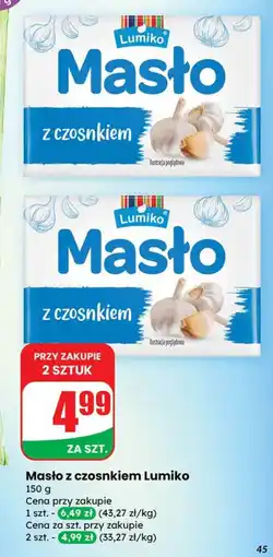 Dino Masło z czosnkiem Lumiko oferta