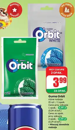 Dino Guma Orbit White Freshmint oferta