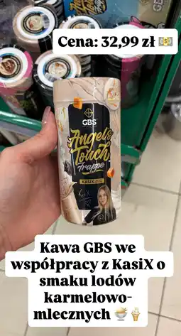 Biedronka Kawa mrożona GBS Angel's Touch Frappe Kasix o smaku lodów karmelowo-mlecznych oferta