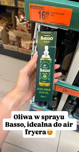 Biedronka Oliwa z oliwek Basso Extra Virgin spray oferta