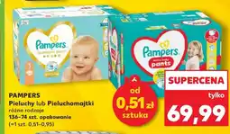Kaufland Pieluchomajtki Pampers oferta