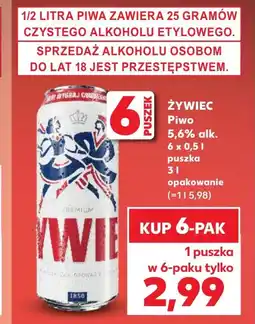 Kaufland Piwo Żywiec oferta