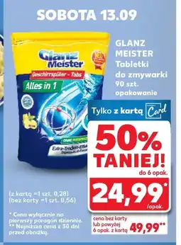 Kaufland Tabletki do zmywarki Glanz meister oferta