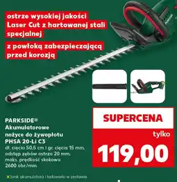 Kaufland Nożyce akumulatorowe Parkside oferta