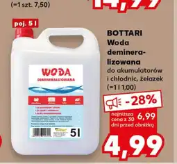 Kaufland Woda deminarelizowana do żelazek Bottari oferta