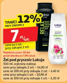 Auchan Żel pod prysznic Luksja oferta