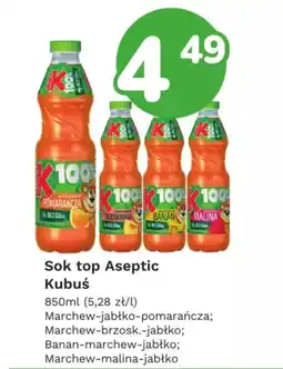 Limonka Sok top Aseptic Kubuś oferta