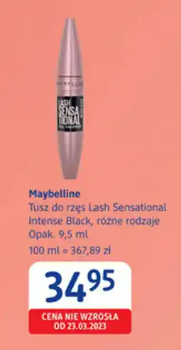 dm drogerie markt Maybelline Tusz do rzęs Lash Sensational Intense Black oferta