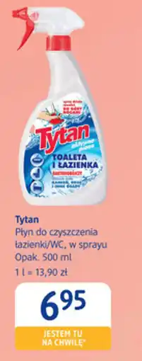 dm drogerie markt Tytan Płyn do czyszczenia łazienki/WC, w sprayu oferta
