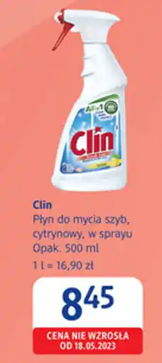 dm drogerie markt Clin Płyn do mycia szyb, cytrynowy, w sprayu oferta