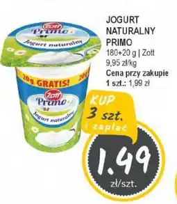 Słoneczko Jogurt naturalny primo zott oferta