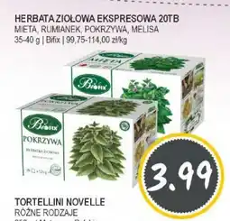 Słoneczko Herbata ziołowa ekspresowa mieta, rumianek, pokrzywa, melisa bifix oferta