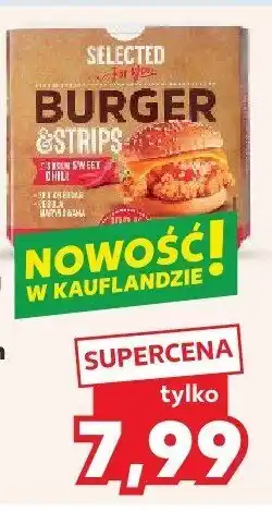 Kaufland Burger & Strips z sosem sweet chili Selected For You oferta