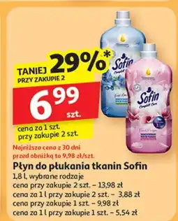 Auchan Płyn do płukania floral passion Sofin Complete Care oferta