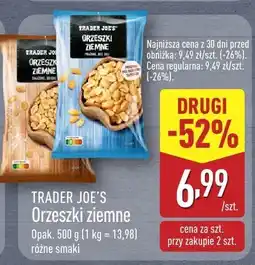 ALDI Orzeszki ziemne różne smaki Trader Joe's oferta