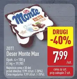 ALDI Deser Monte Max ZOTT oferta