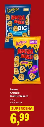 Lidl Chrupki Lorenz Monster Munch oferta