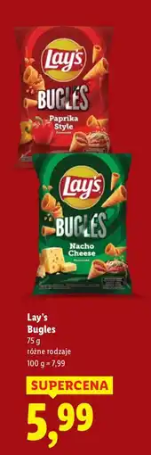 Lidl Chrupki Lay's Bugles oferta