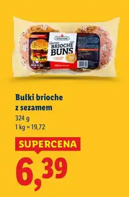 Lidl Bułki brioche z sezamem Lidl oferta