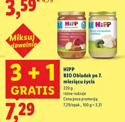Lidl Obiadek po 7. miesiącu życia HiPP BIO oferta