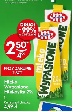 Żabka Mleko wypasione Mlekovita 2% oferta