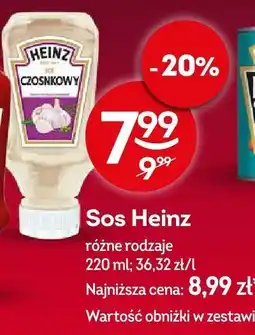 Żabka Sos czosnkowy Heinz oferta