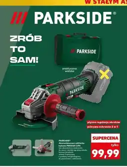 Kaufland Akumulatorowa szlifierka kątowa 20v Parkside oferta