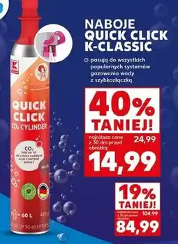 Kaufland Nabój quick click K-Classic oferta