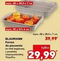 Kaufland Forma do pieczenia 40 x 28.5 7 cm Blaumann oferta