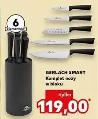 Kaufland Komplet 5 noży w bloku smart black Gerlach oferta