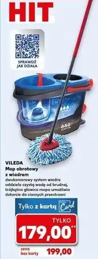 Kaufland Mop obrotowy z wiadrem Vileda oferta