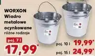 Kaufland Wiadro metalowe ocynkowane 15 l Worxon oferta