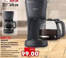Kaufland Ekspres przelewowy hd7430/90 Philips oferta
