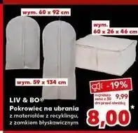 Kaufland Pokrowiec z zamkiem 60 x 26 46 cm Liv & Bo oferta