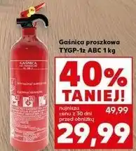 Kaufland Gaśnica proszkowa abc 1 kg oferta