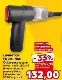 Kaufland Odkurzacz pocketvac 2w1 Livington oferta