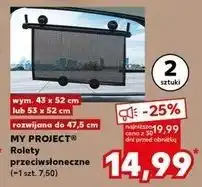Kaufland Rolety przeciwsłoneczne 53 x 52 cm K-Classic Myproject oferta