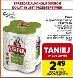 Carrefour Piwo Kasztelan Niepasteryzowane oferta