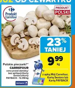 Carrefour Pieczarki polskie Carrefour oferta