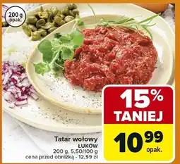 Carrefour Tatar wołowy Łuków oferta