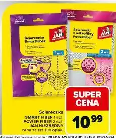 Carrefour Ściereczki z mikrofibry powerfiber Jan Niezbędny oferta