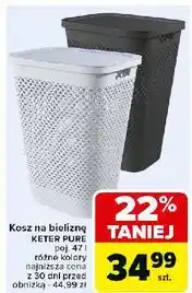 Carrefour Kosz na bieliznę 47 l Keter oferta