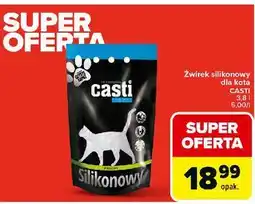 Carrefour Żwirek silikonowy dla kota jabłkowy Casti oferta